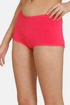 Zivame Low Rise Full Coverage Boyshorts - Rose Red — thumbnail 5